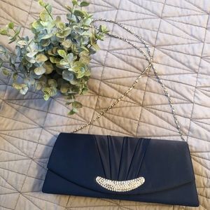 Navy Clutch Bag